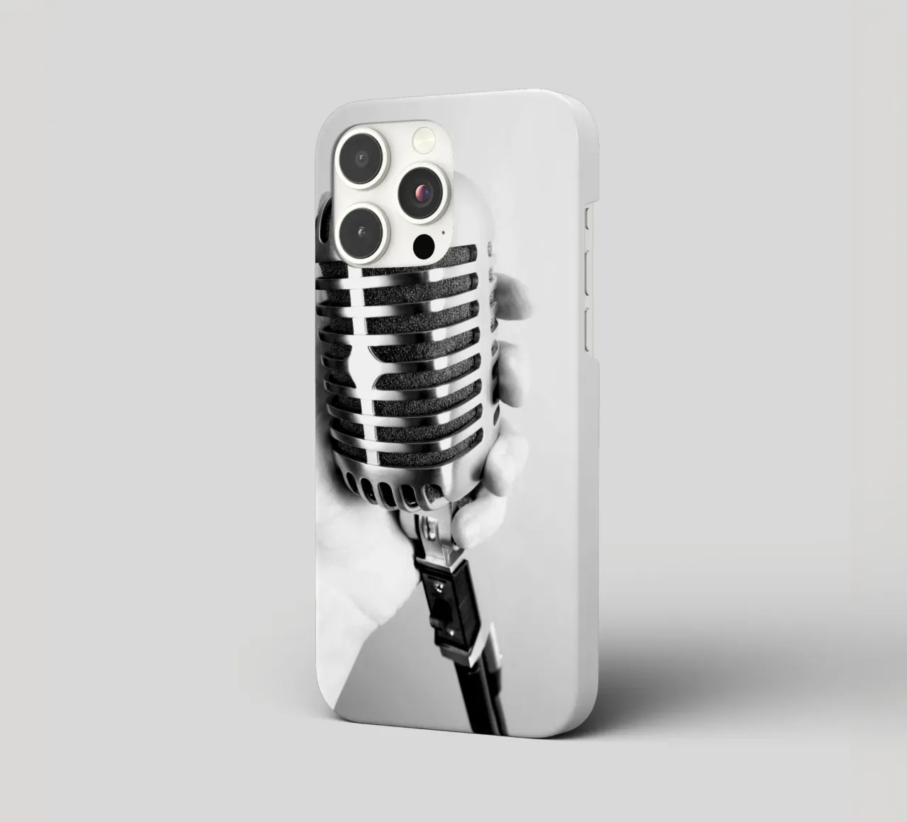 Microfono classico cover iphone da anderm