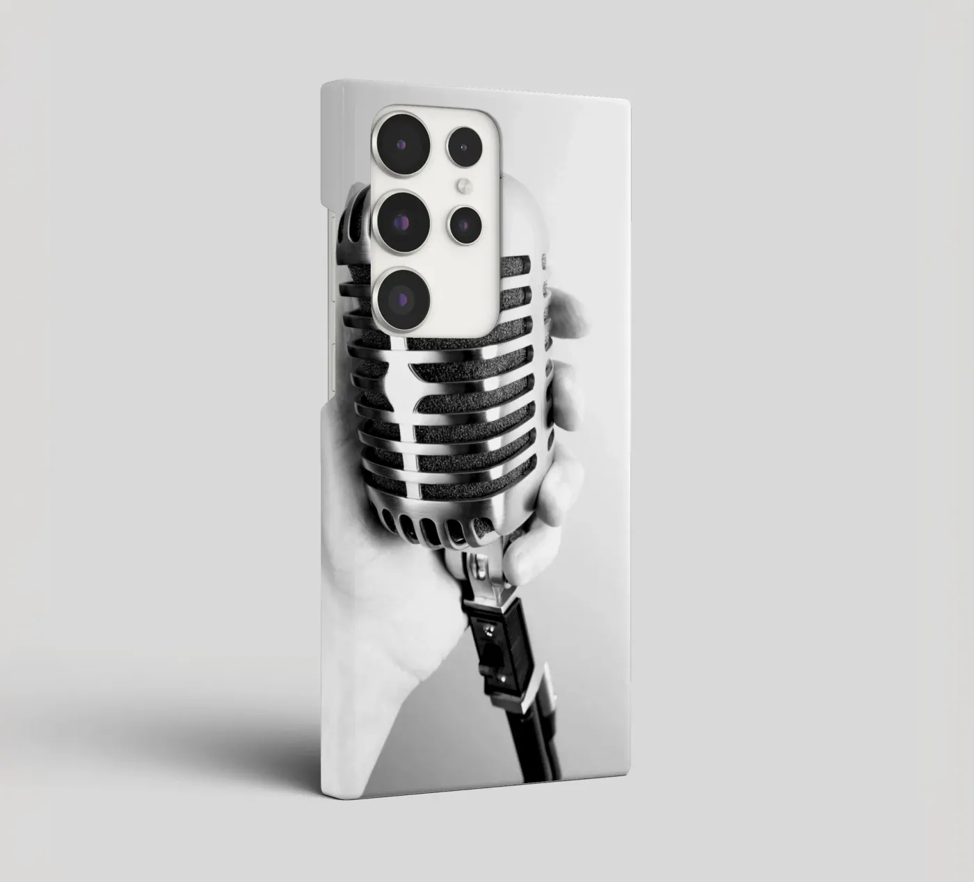 Microfono classico cover samsung da anderm