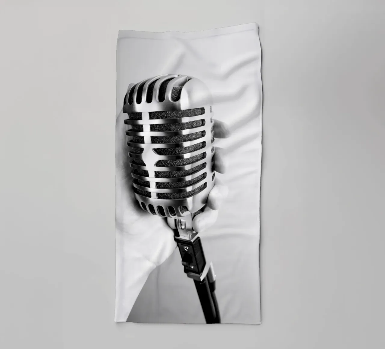 Microfono classico asciugamano da bagno da anderm