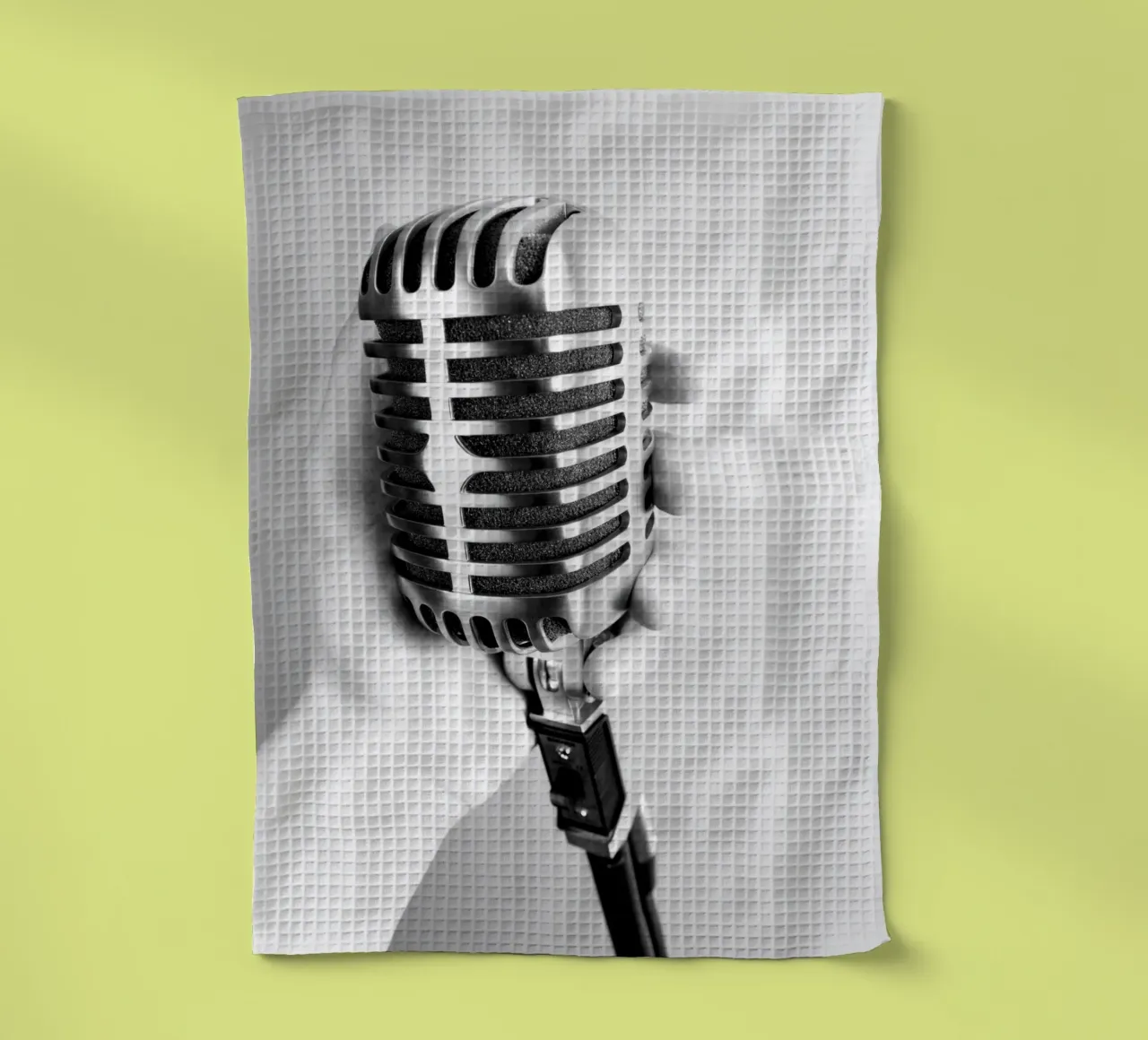 Microfono classico canovaccio da cucina da anderm