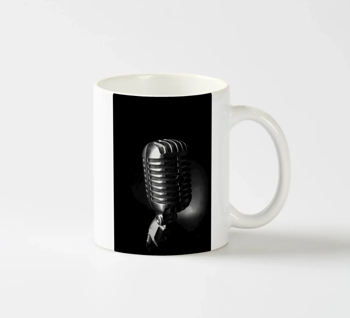 Classic microphone ceramic mug by anderm
