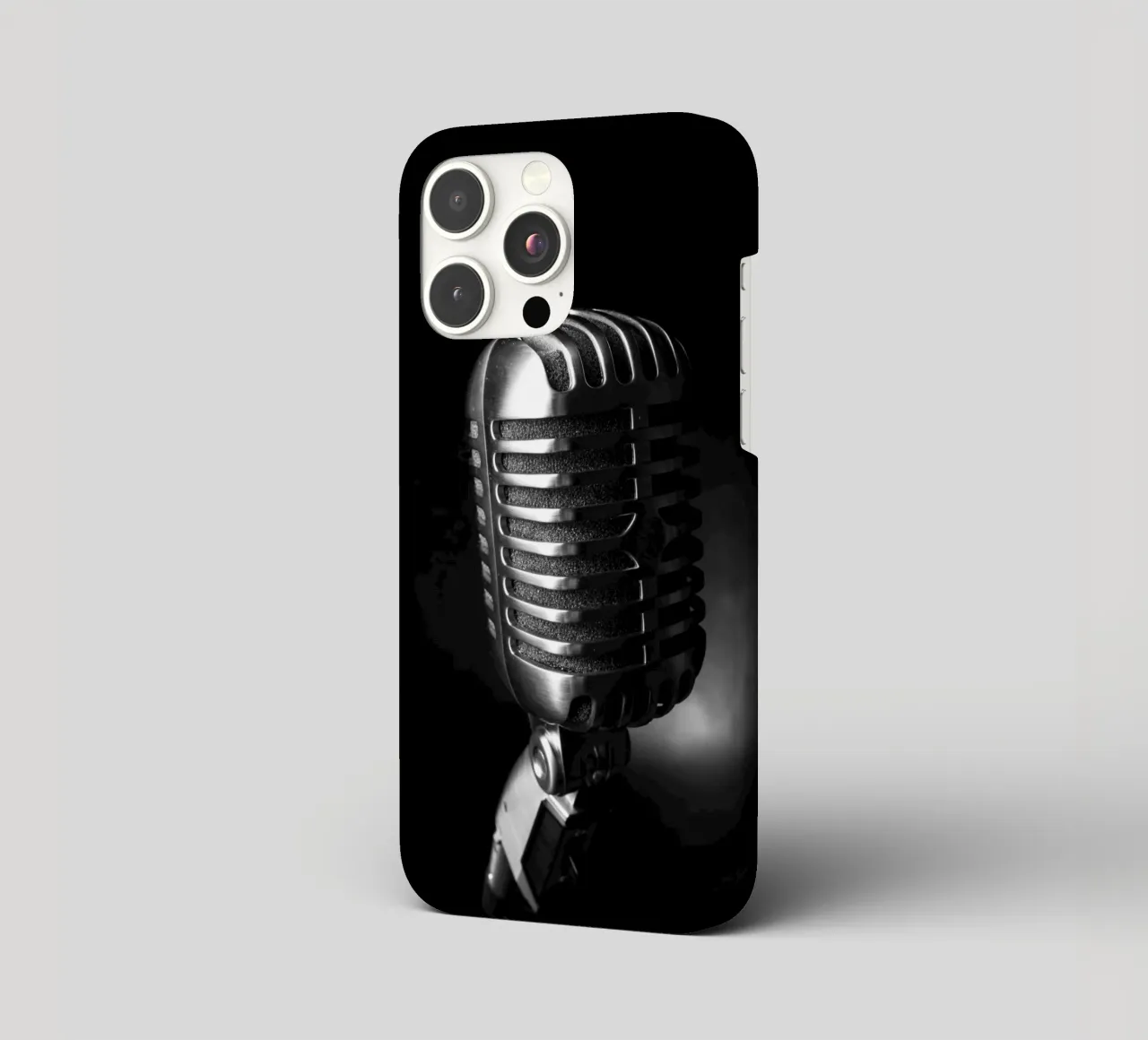 Microfono classico cover iphone da anderm