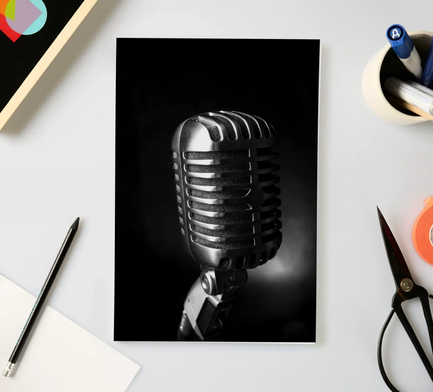 Classic microphone quaderno da anderm