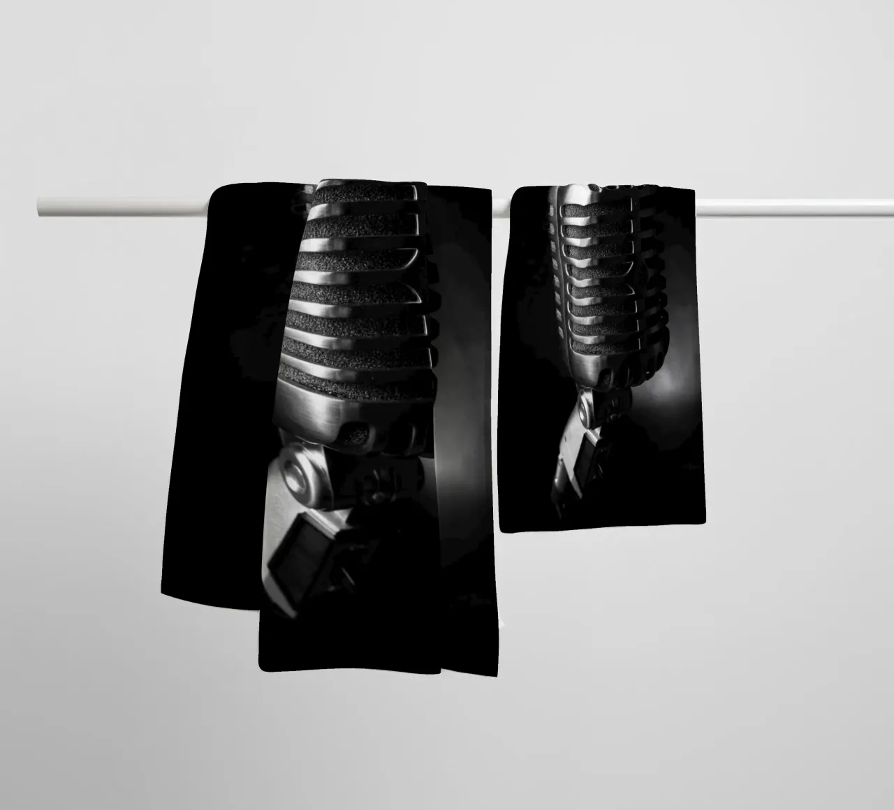 Klassieke microfoon badhanddoek van anderm