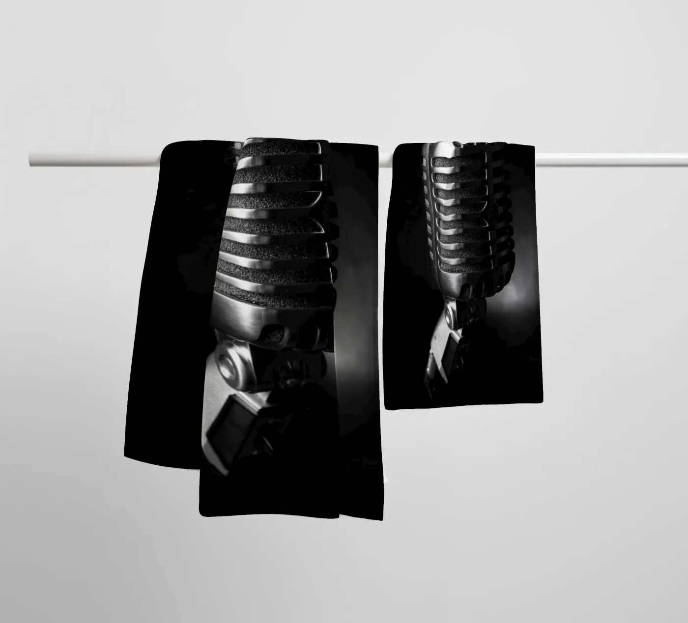 Klassieke microfoon badhanddoek van anderm