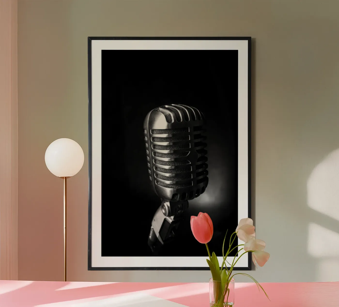 Microfono classico poster da anderm