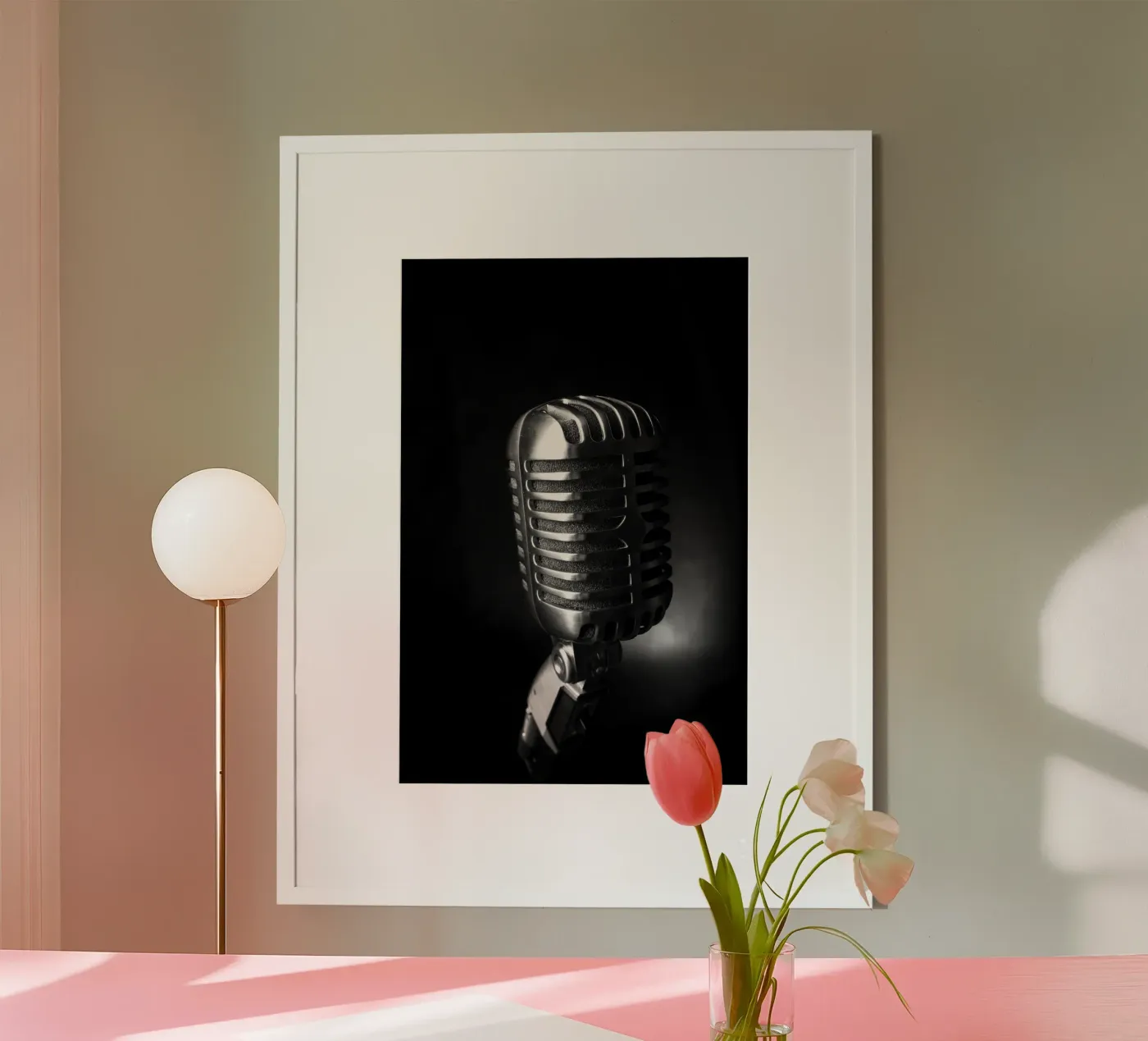 Microfono classico poster da anderm