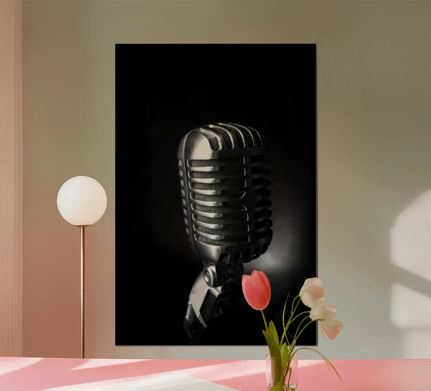 Microfono classico poster da anderm