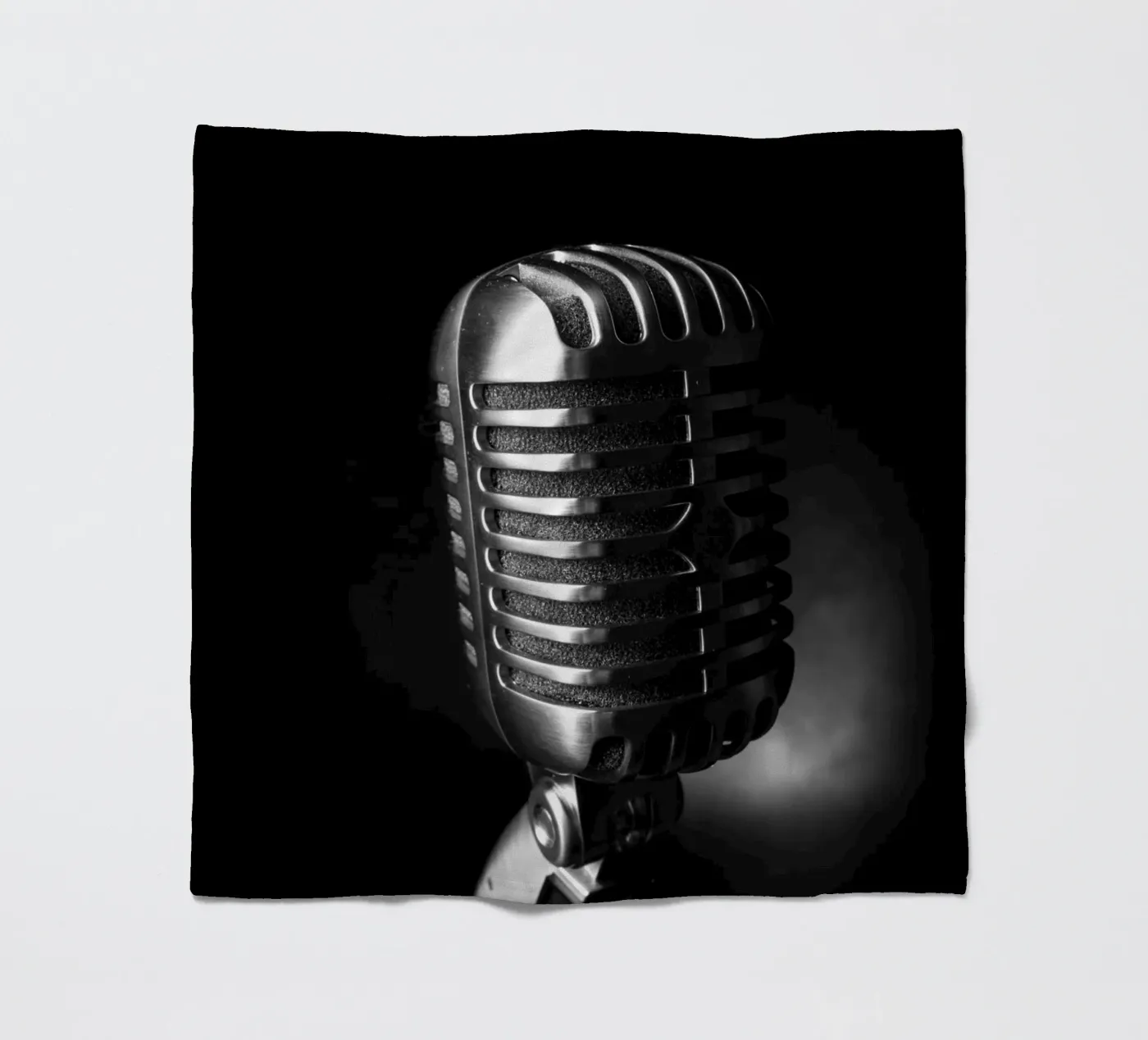 Classic microphone plaid polaire de anderm