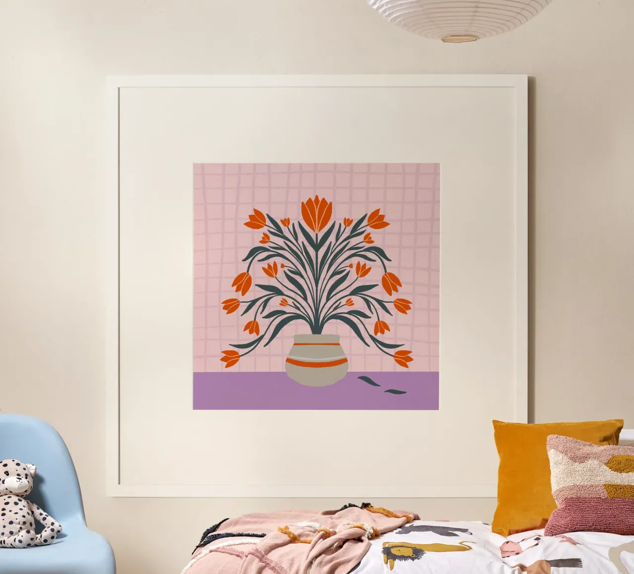 Tulipani - arancio e viola carta hahnemühle da Wackapacka