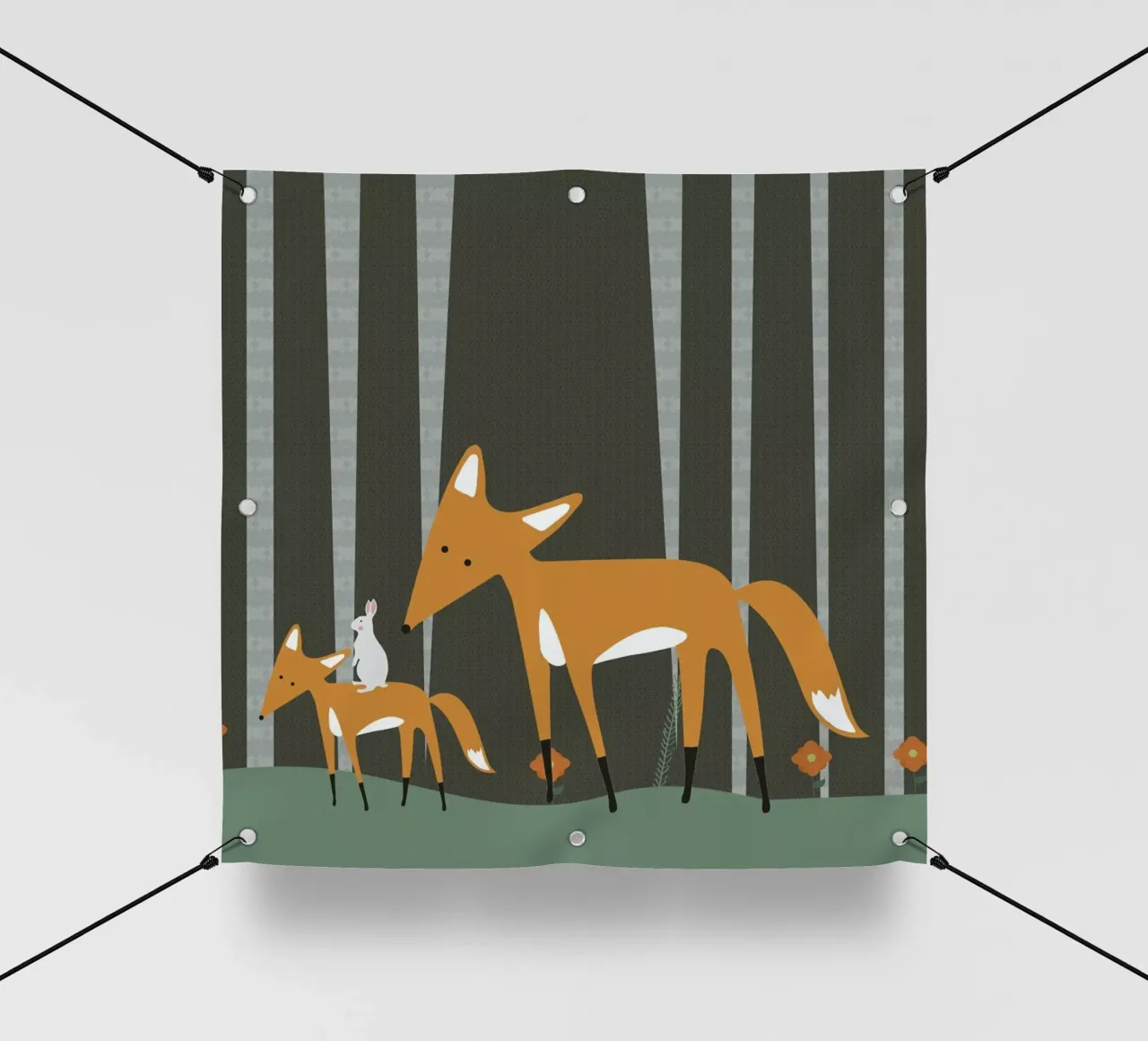 In The Woods telo in pvc da Karin Bijlsma