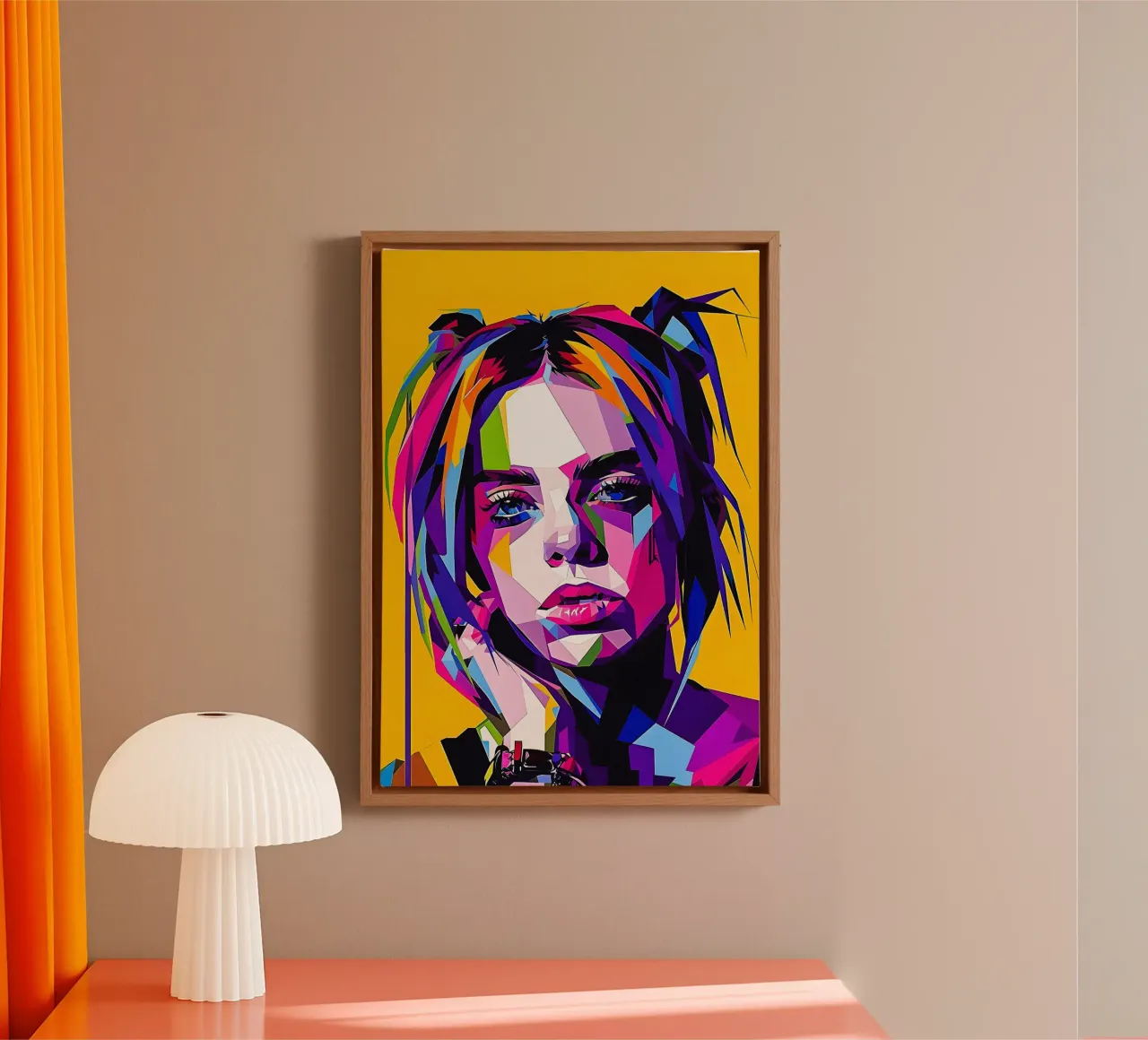 Billie Eillish canvas by HopeStudio