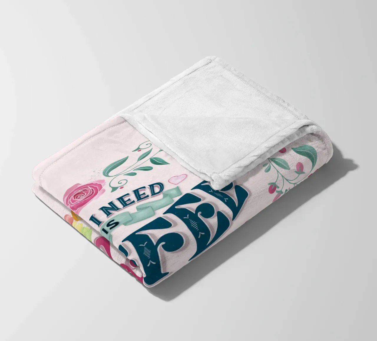 All I Need Is Coffee and You. Lustiger Kaffeespruch. coperta in pile da CalliLetters