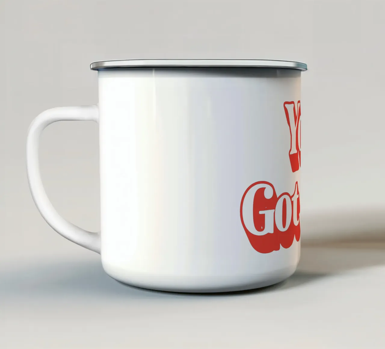 Hai capito tutto tazza in smalto da Gunawan Rb