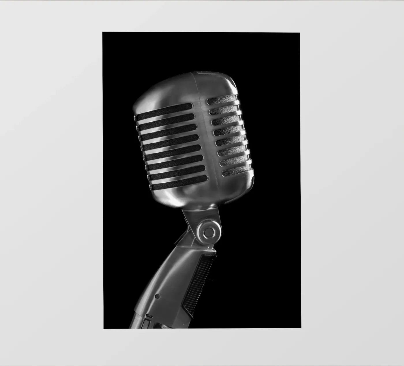 Microfono classico pellicola backlit da anderm