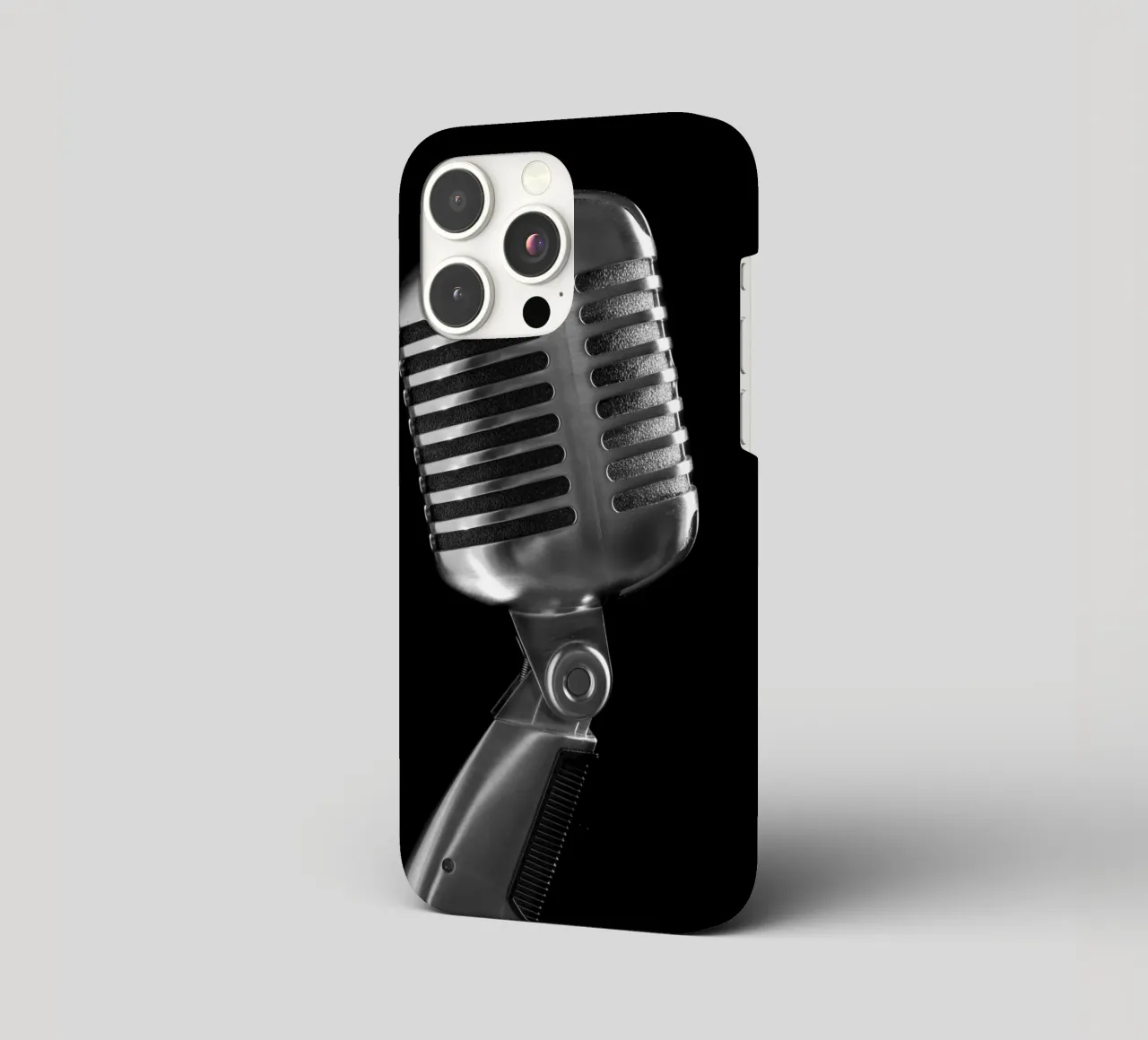 Microfono classico cover iphone da anderm