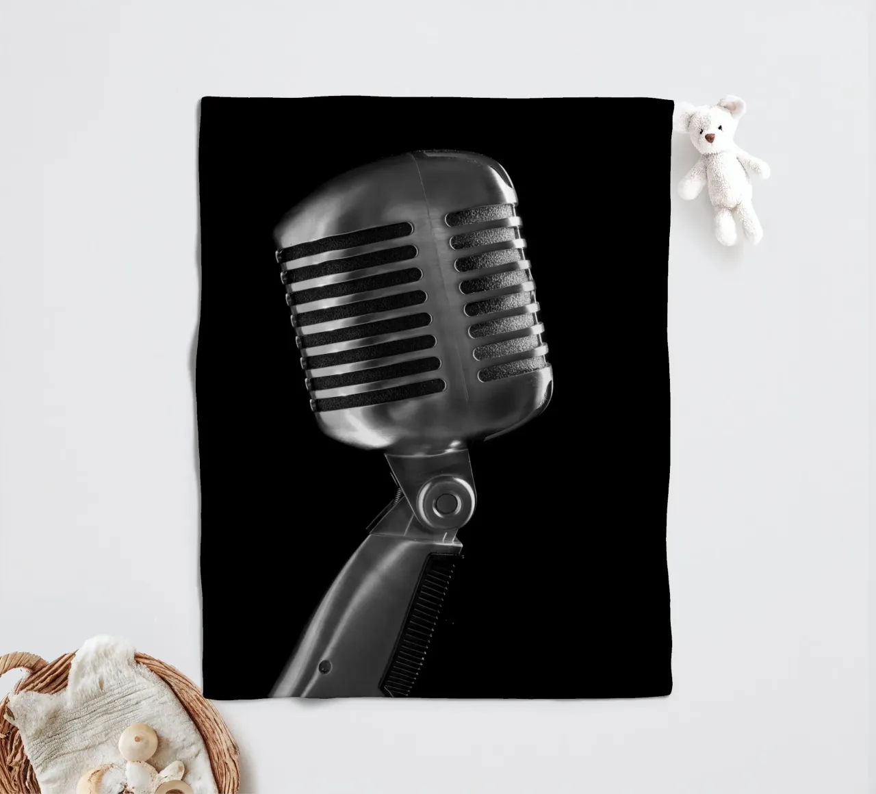 Microfono classico coperta in pile da anderm