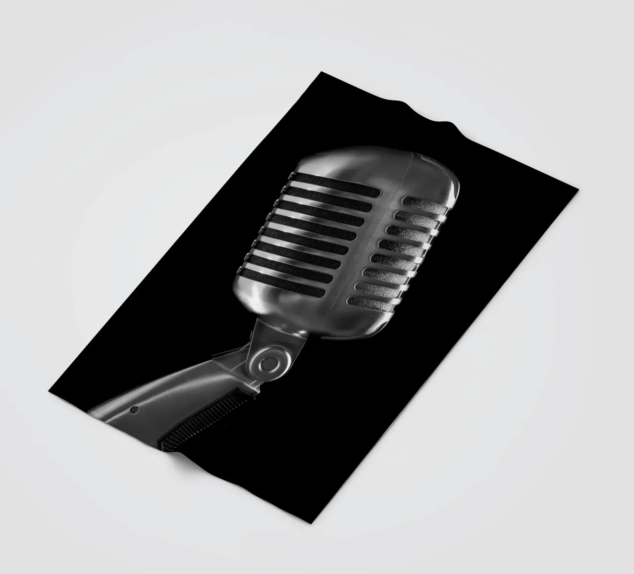 Microfono classico coperta in pile da anderm