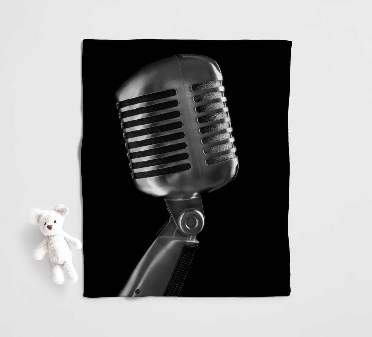 Microfono classico coperta in pile da anderm