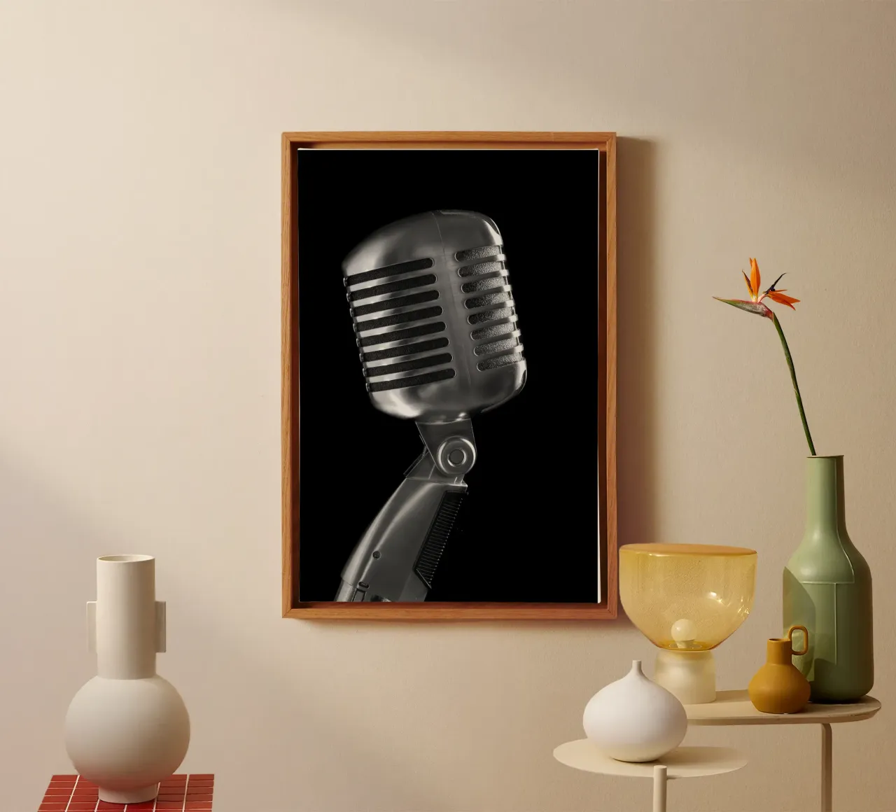 Microfono classico tela da anderm