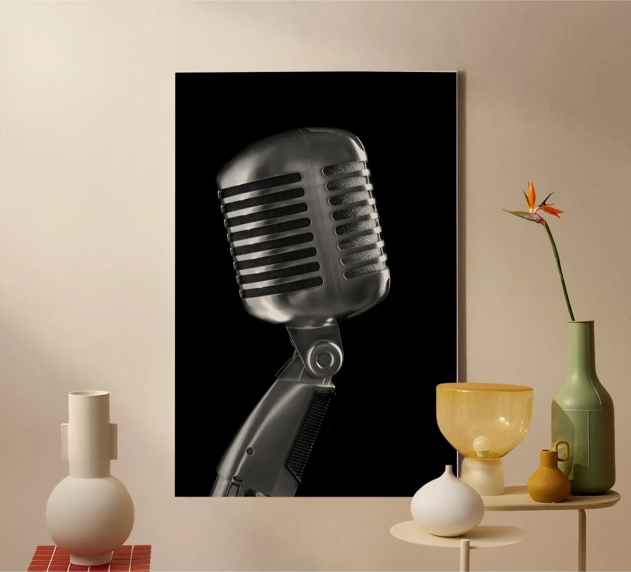 Microfono classico tela da anderm