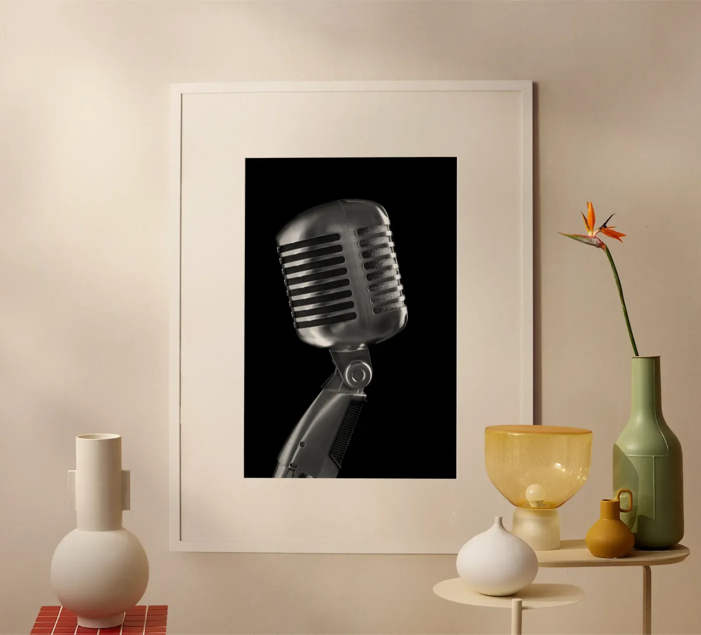 Microfono classico poster da anderm