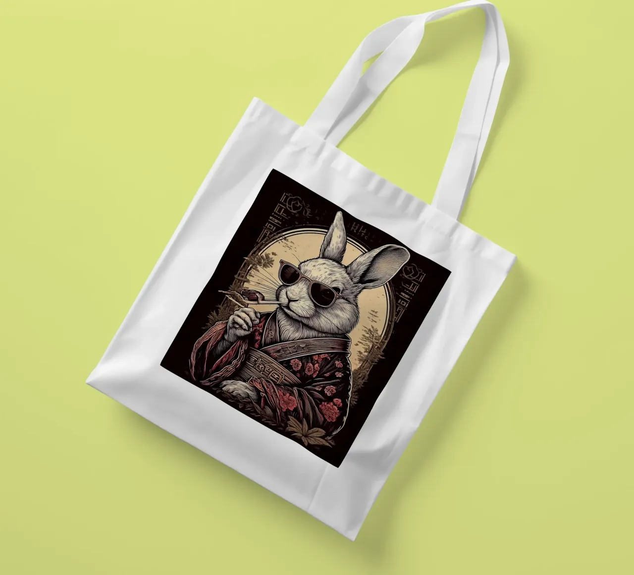 Lapin Kimono tote bag by tylerstudio
