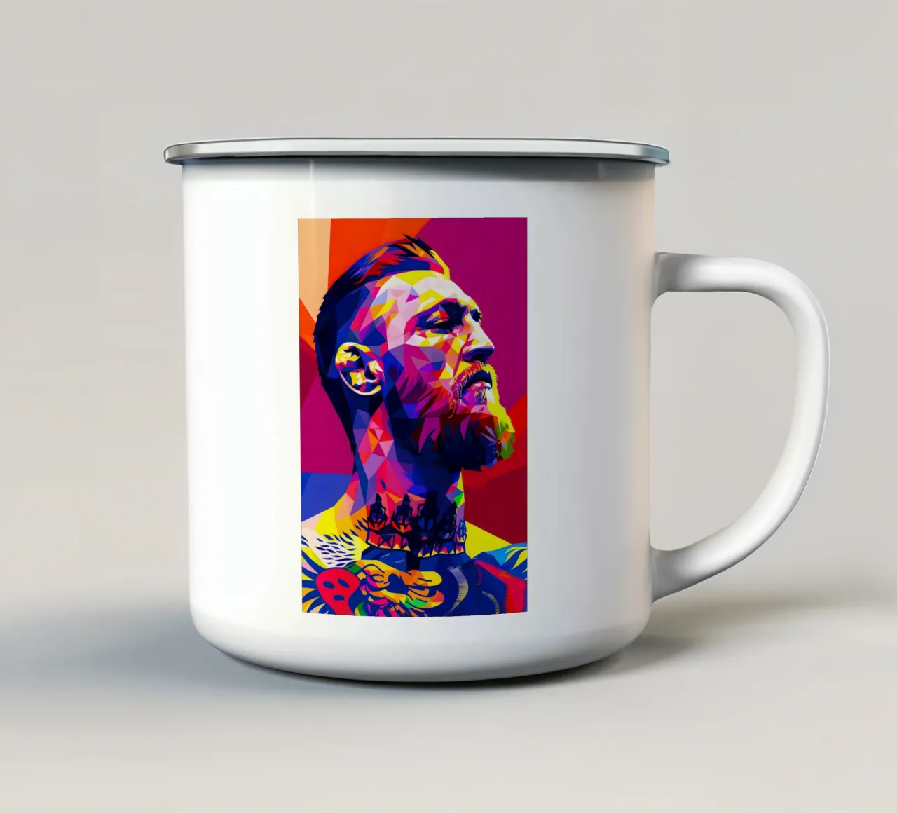 Conor McGregor tazza in smalto da HopeStudio