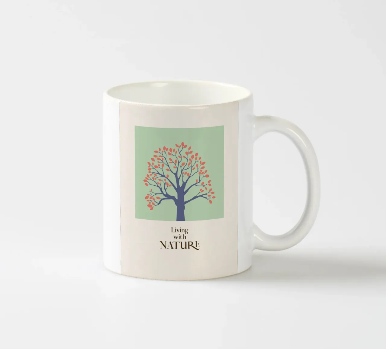 Living with NATURE tazza in ceramica da natural neutral