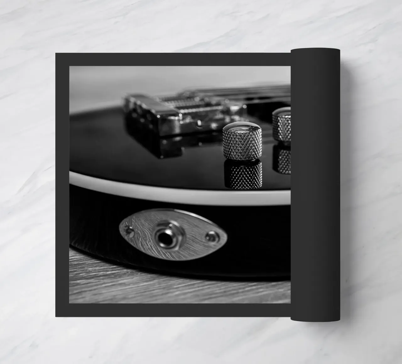 Basso nero zerbino da anderm