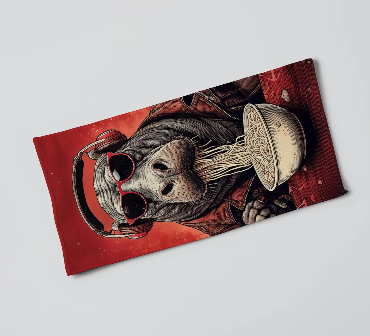 Hippo gourmand asciugamano da bagno da tylerstudio