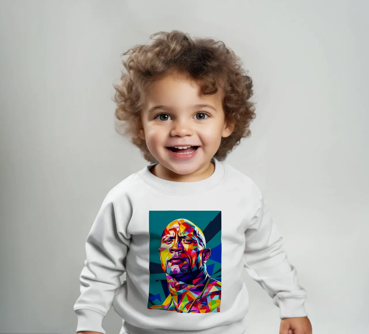 Dwayne Johnson sudadera de bebé de HopeStudio