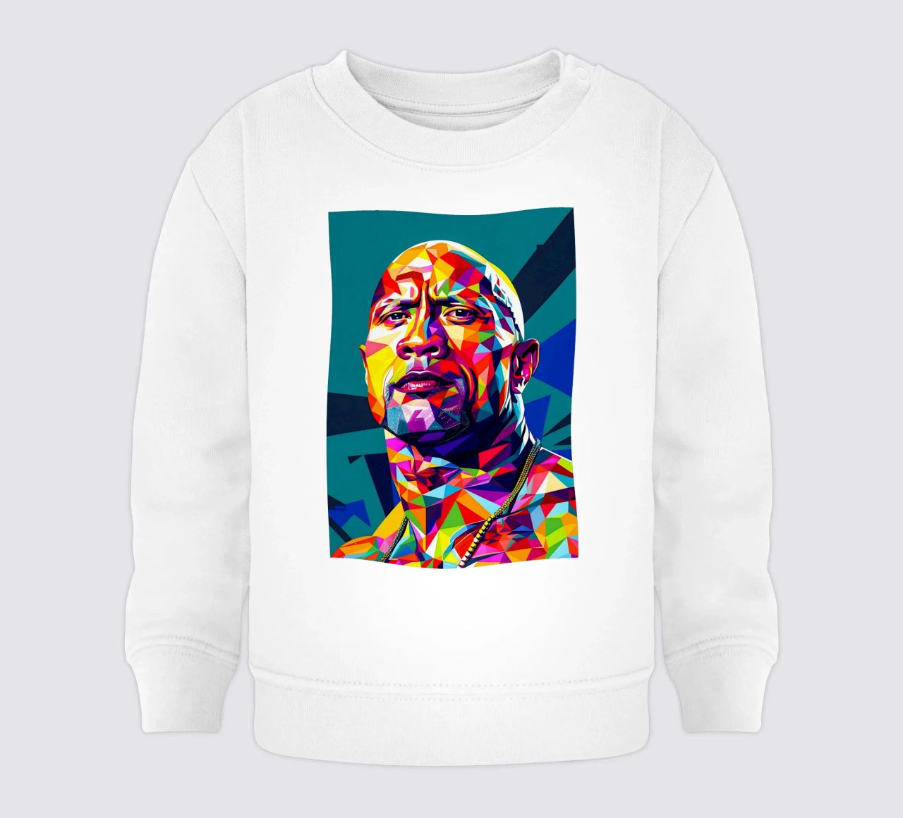 Dwayne Johnson felpa neonato da HopeStudio