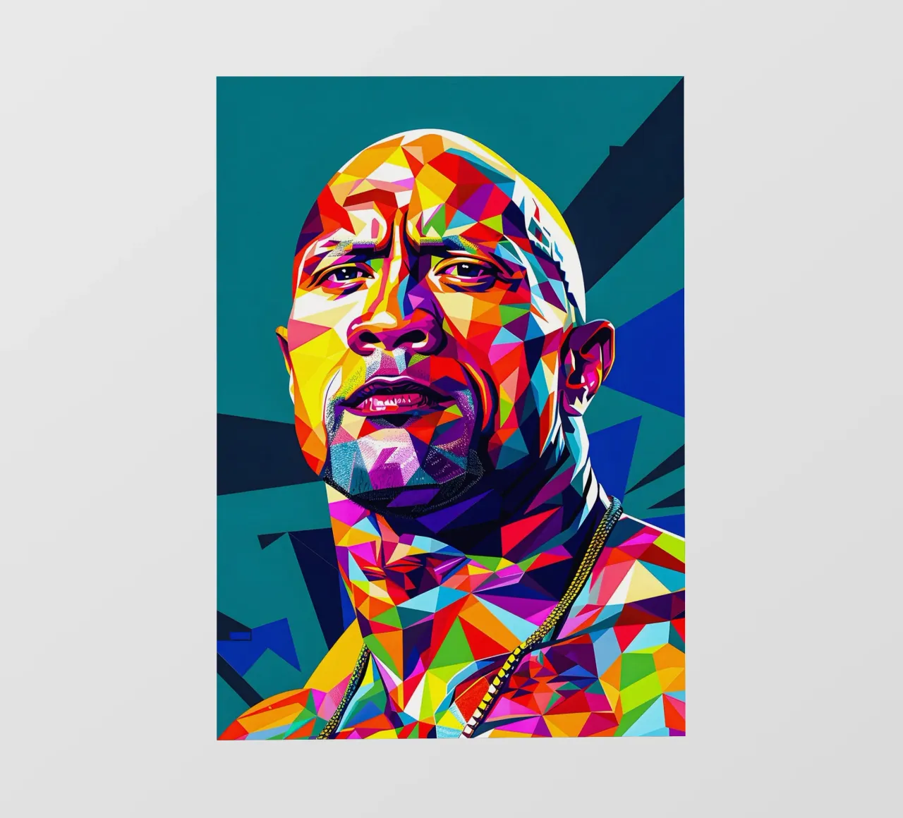 Dwayne Johnson telo in pvc da HopeStudio