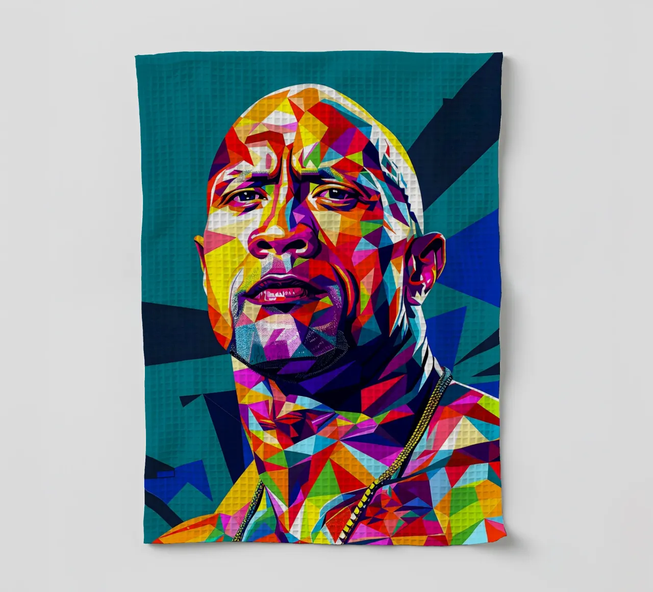 Dwayne Johnson canovaccio da cucina da HopeStudio