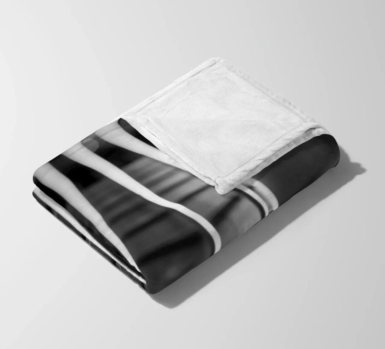 Basso nero coperta in pile da anderm