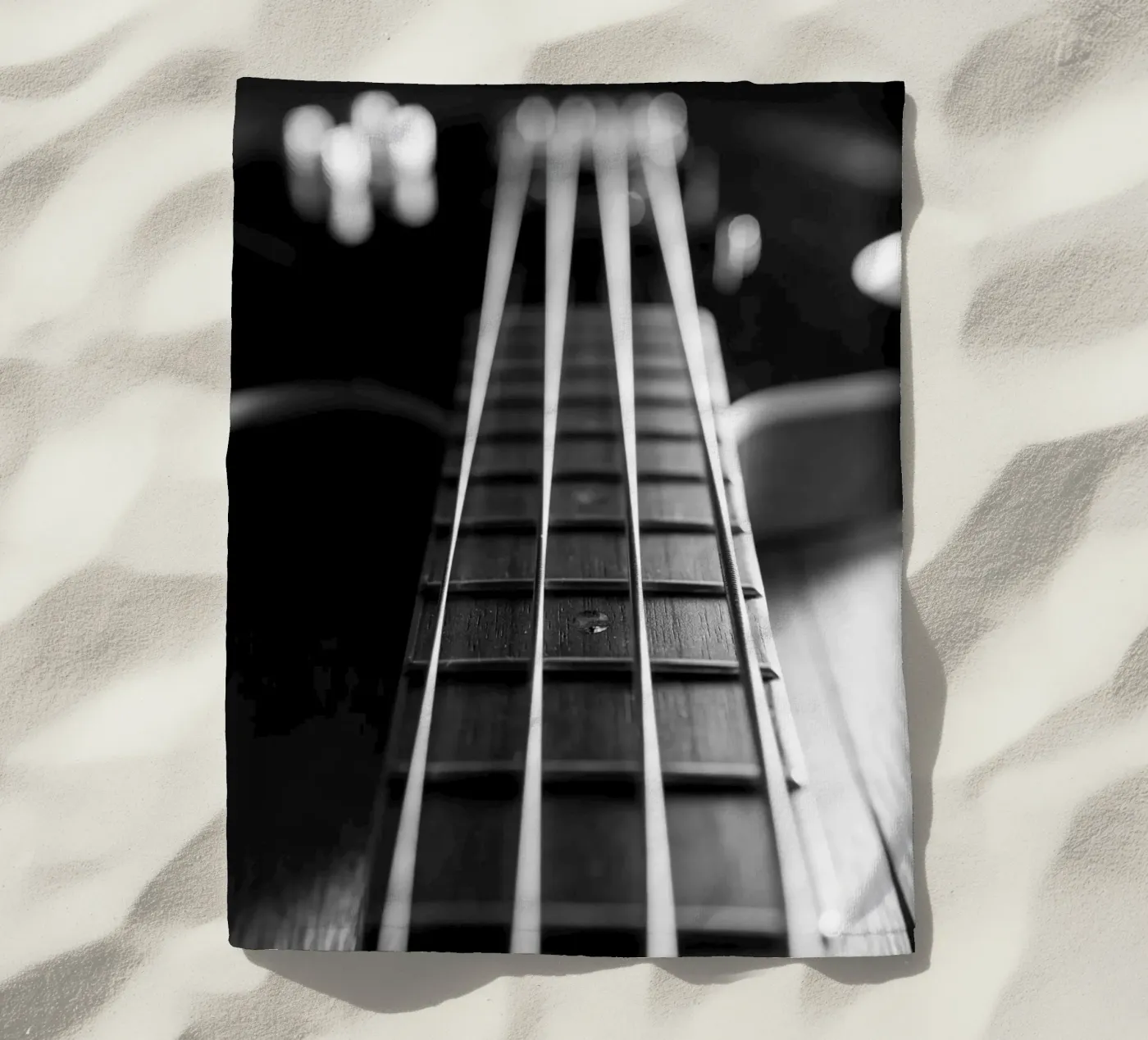 Black bass guitar telo mare da anderm