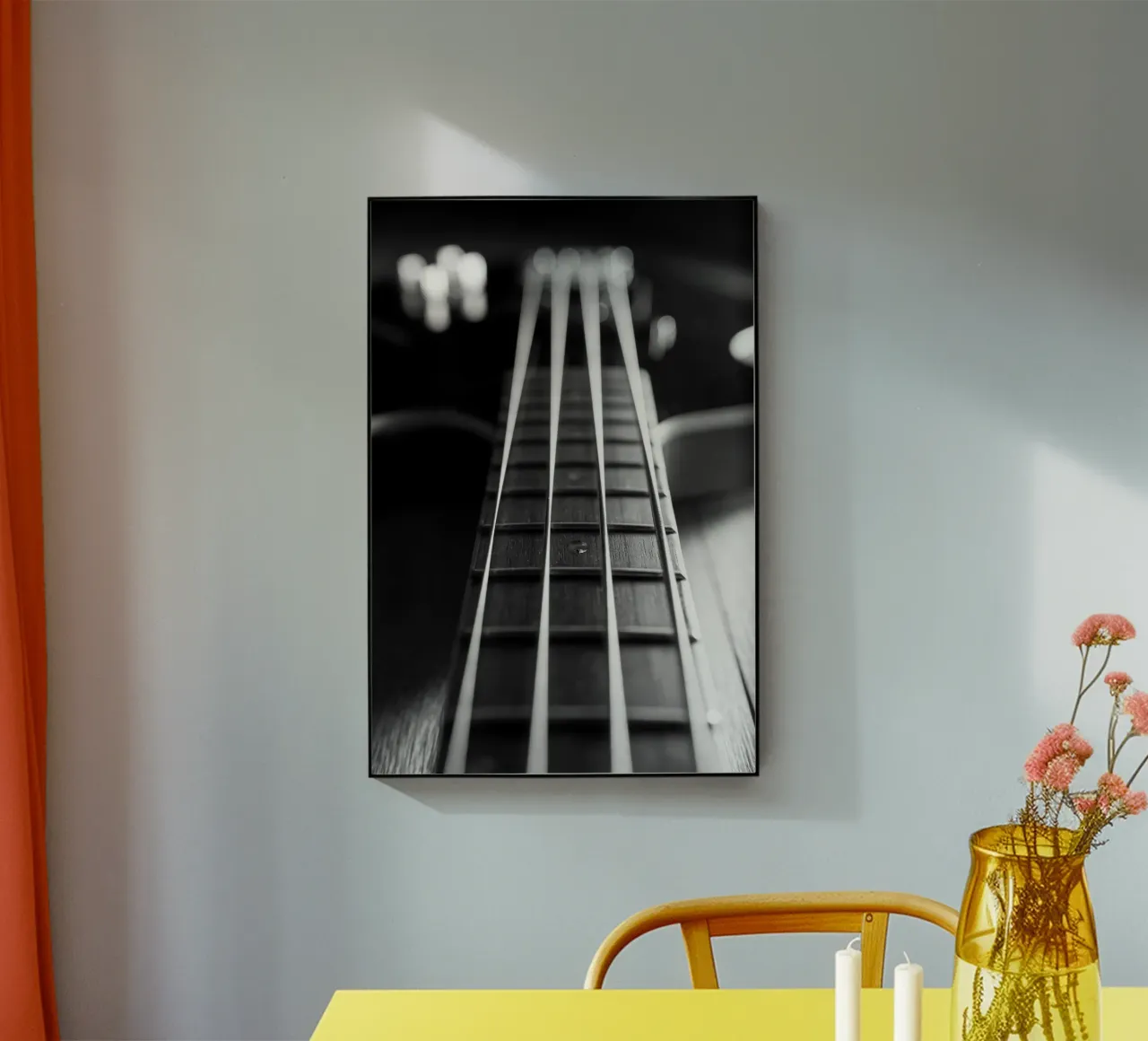 Black bass guitar acrylic glass by anderm