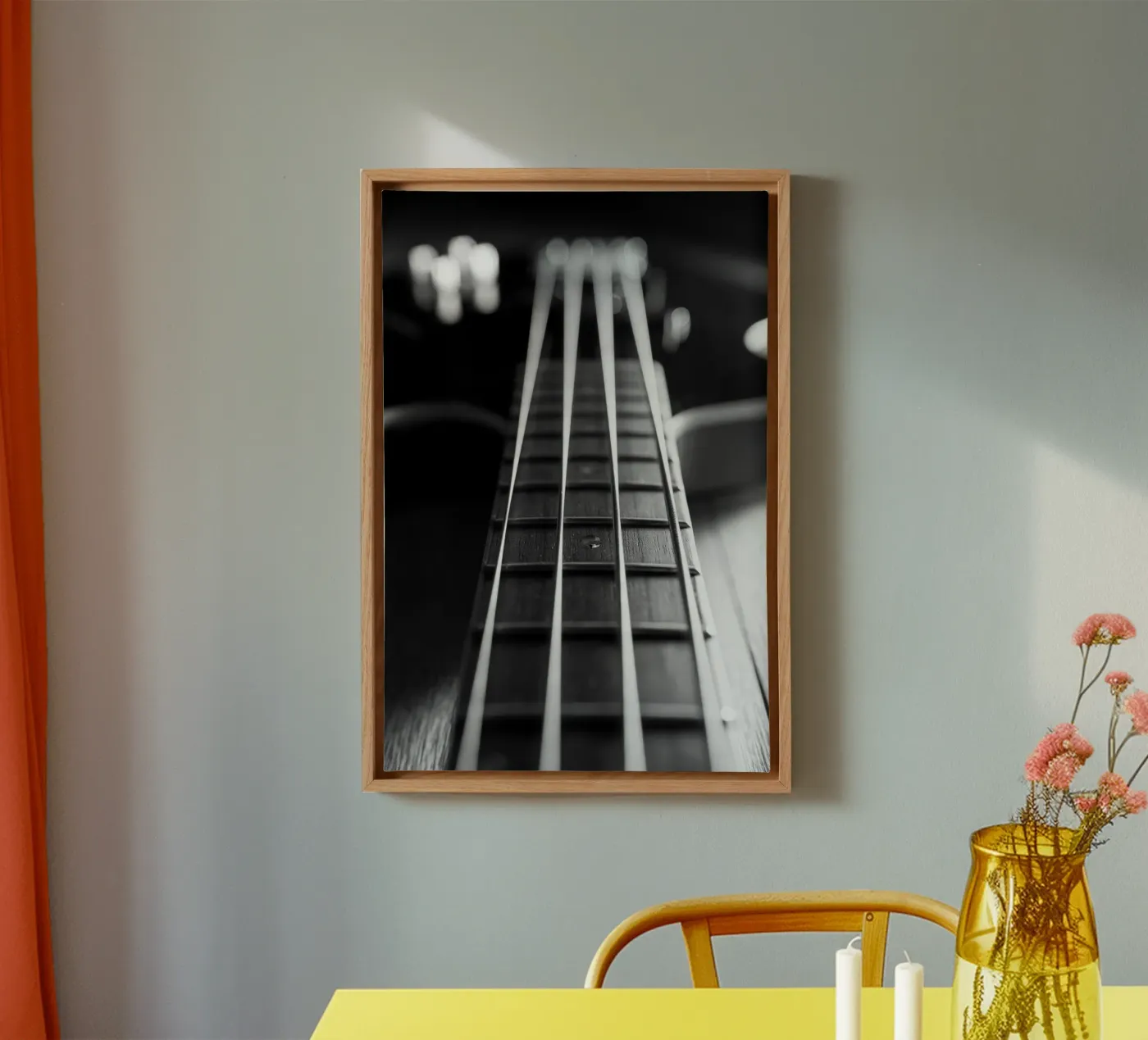 Basso nero tela da anderm