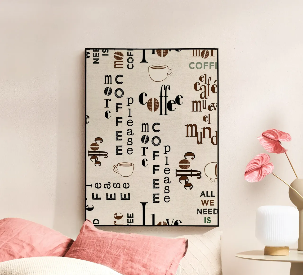 Motif de citations sur le café plexiglas de Art by Susana Miranda ilustración