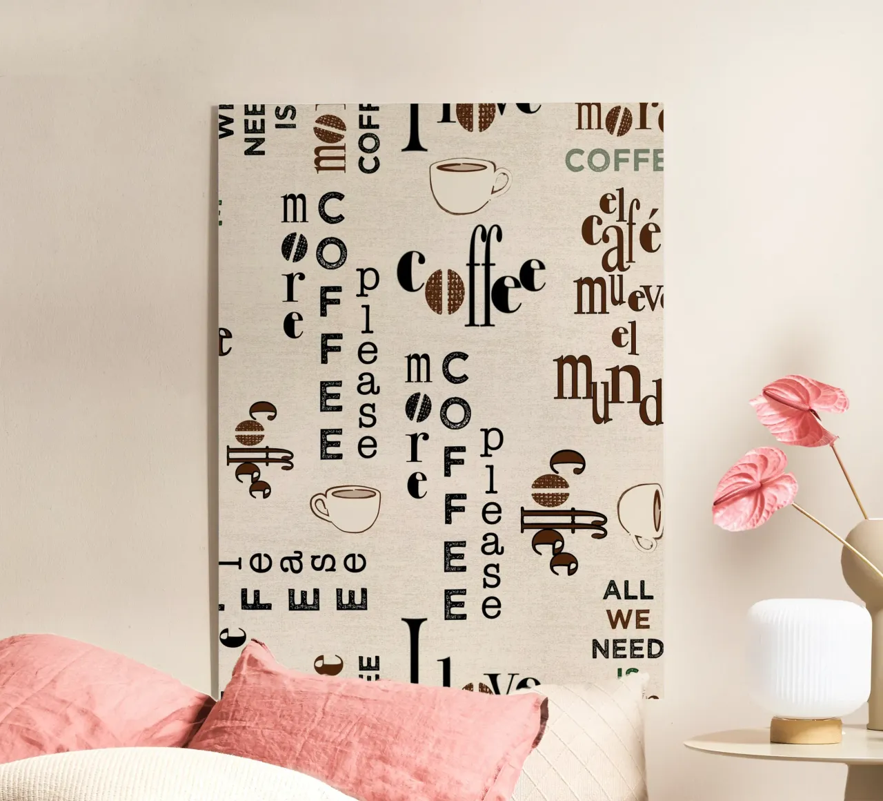 Motif de citations sur le café plexiglas de Art by Susana Miranda ilustración