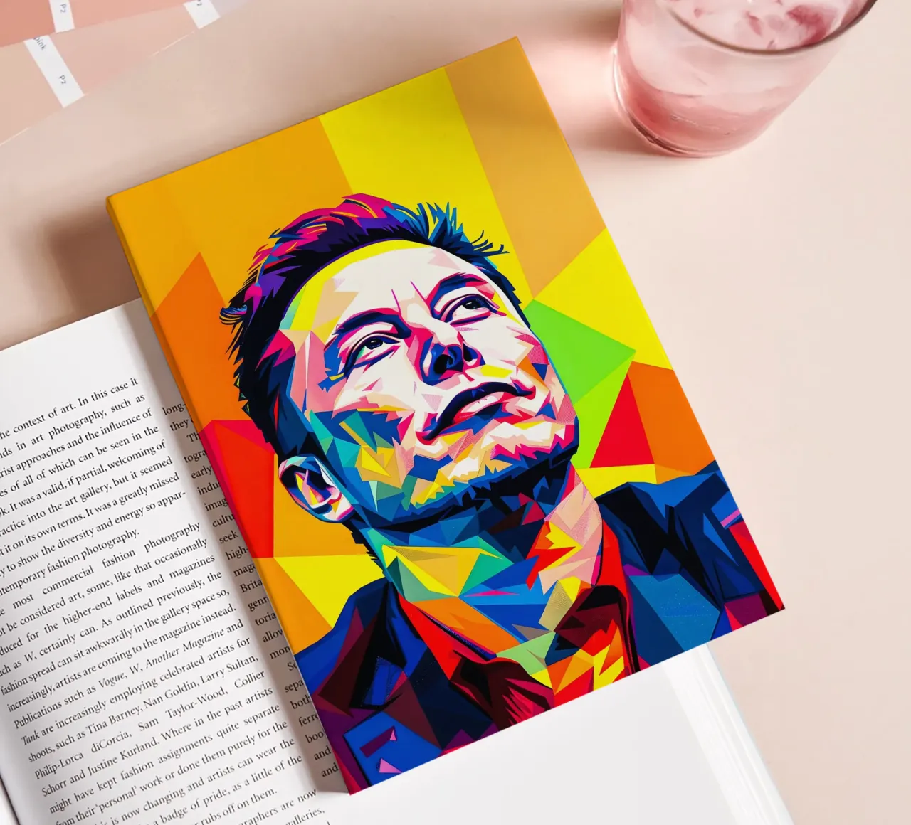 Elon Musk notebook by HopeStudio