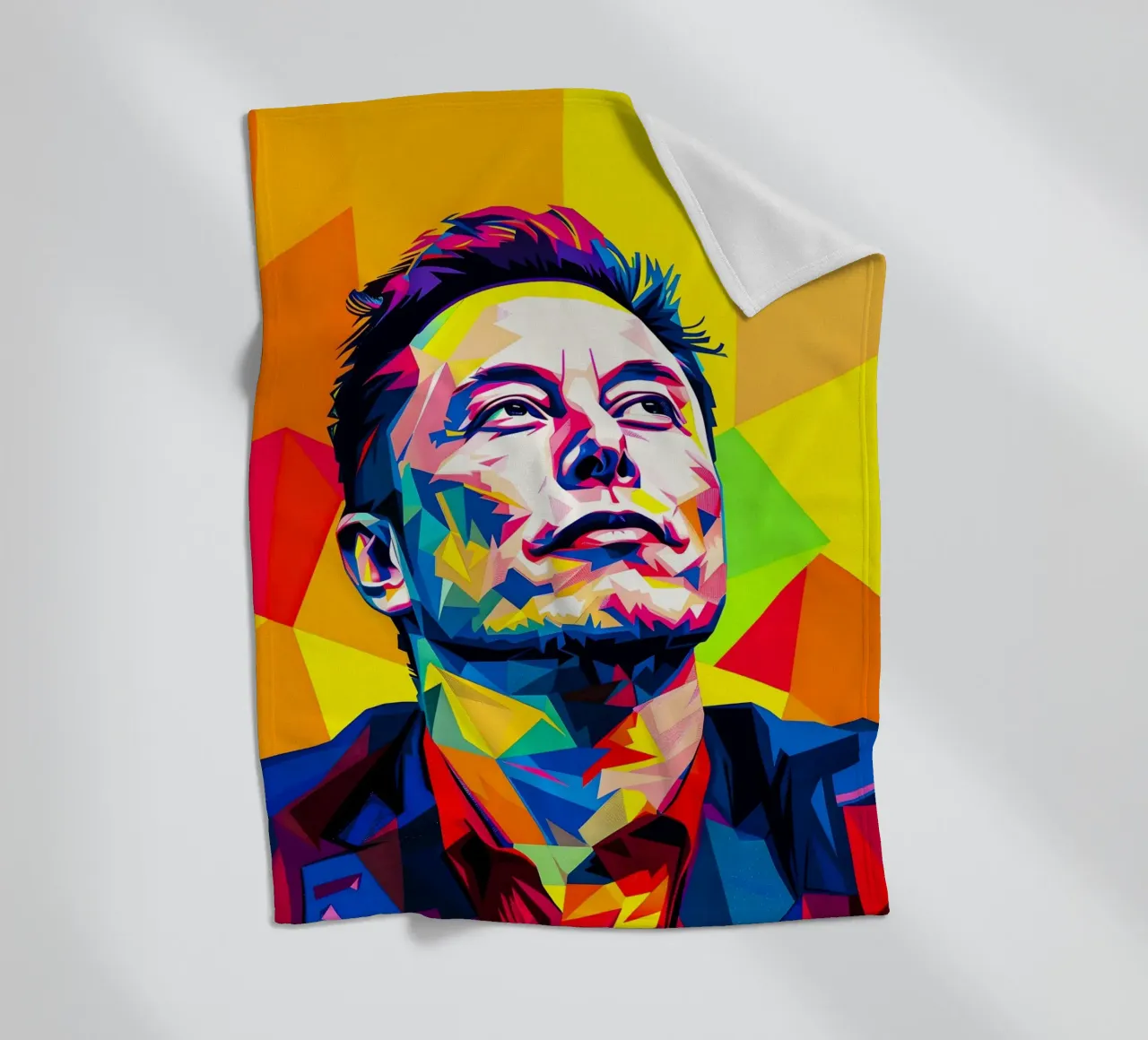 Elon Musk coperta in pile da HopeStudio
