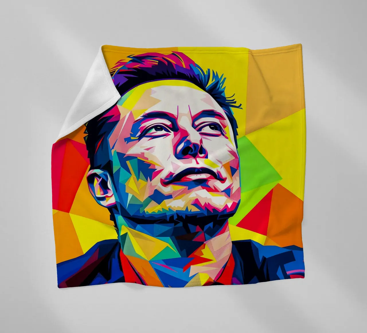 Elon Musk coperta in pile da HopeStudio