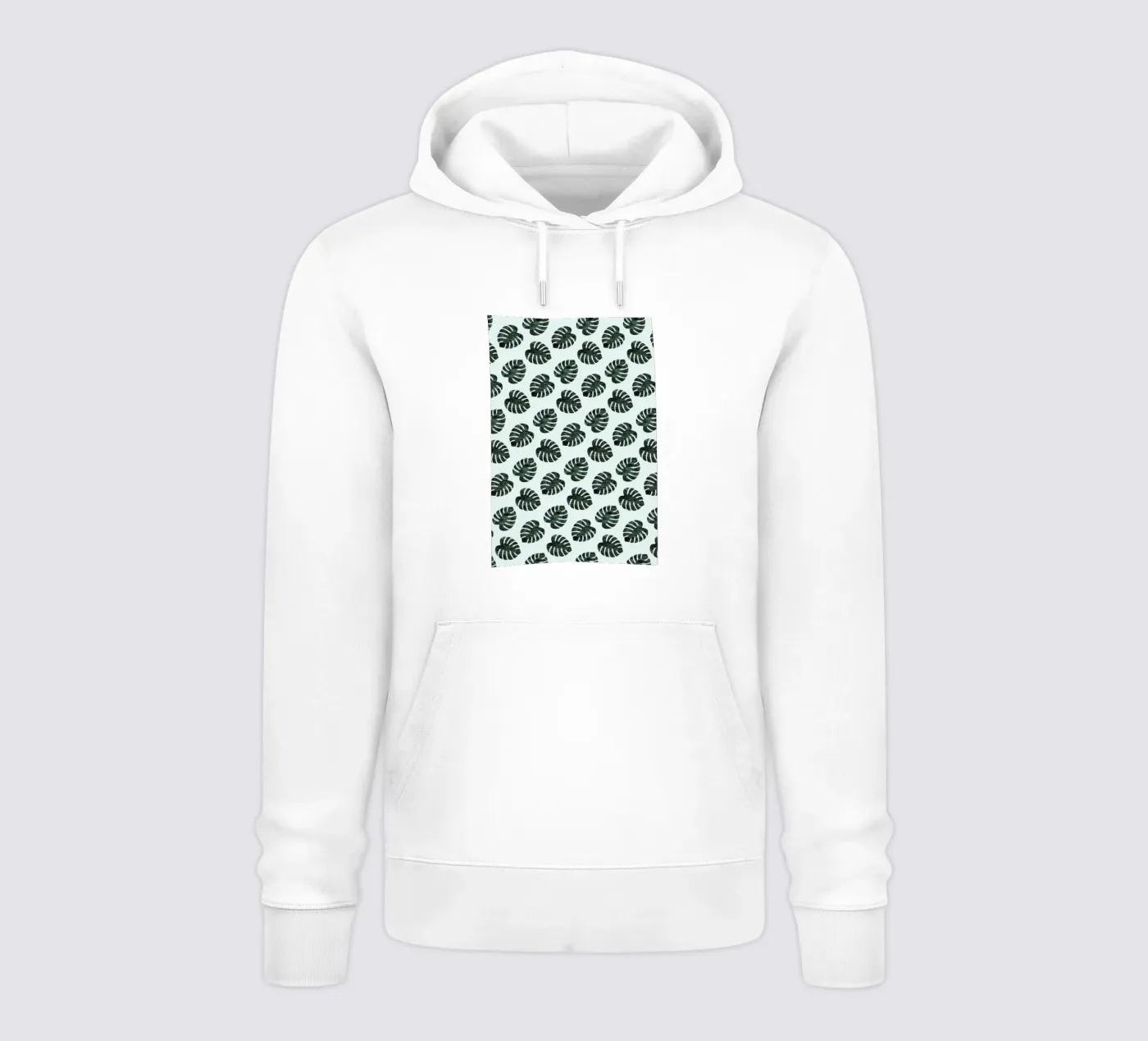Monstera Pattern hoodie van Karin Bijlsma