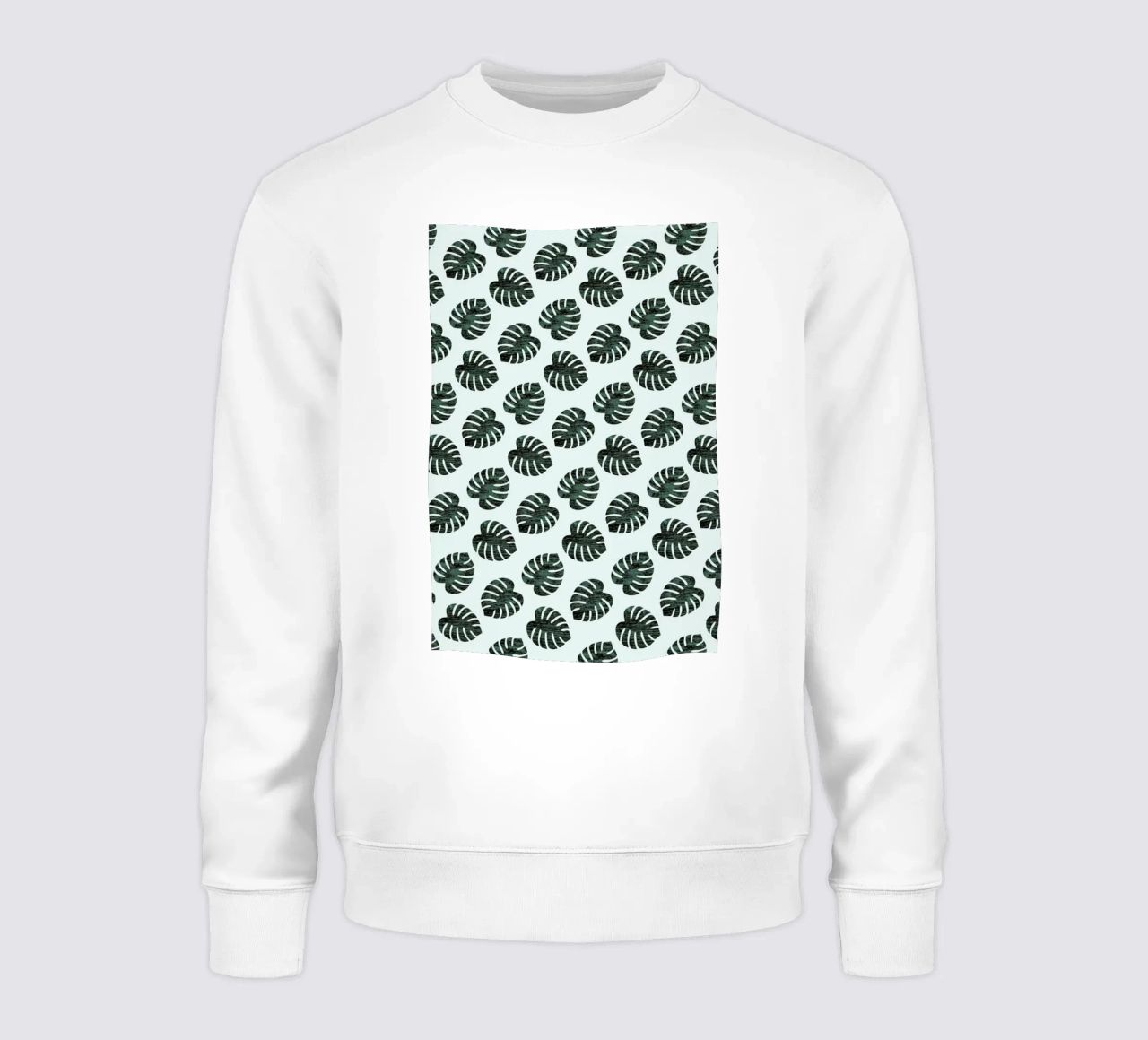 Monstera Pattern felpa da Karin Bijlsma