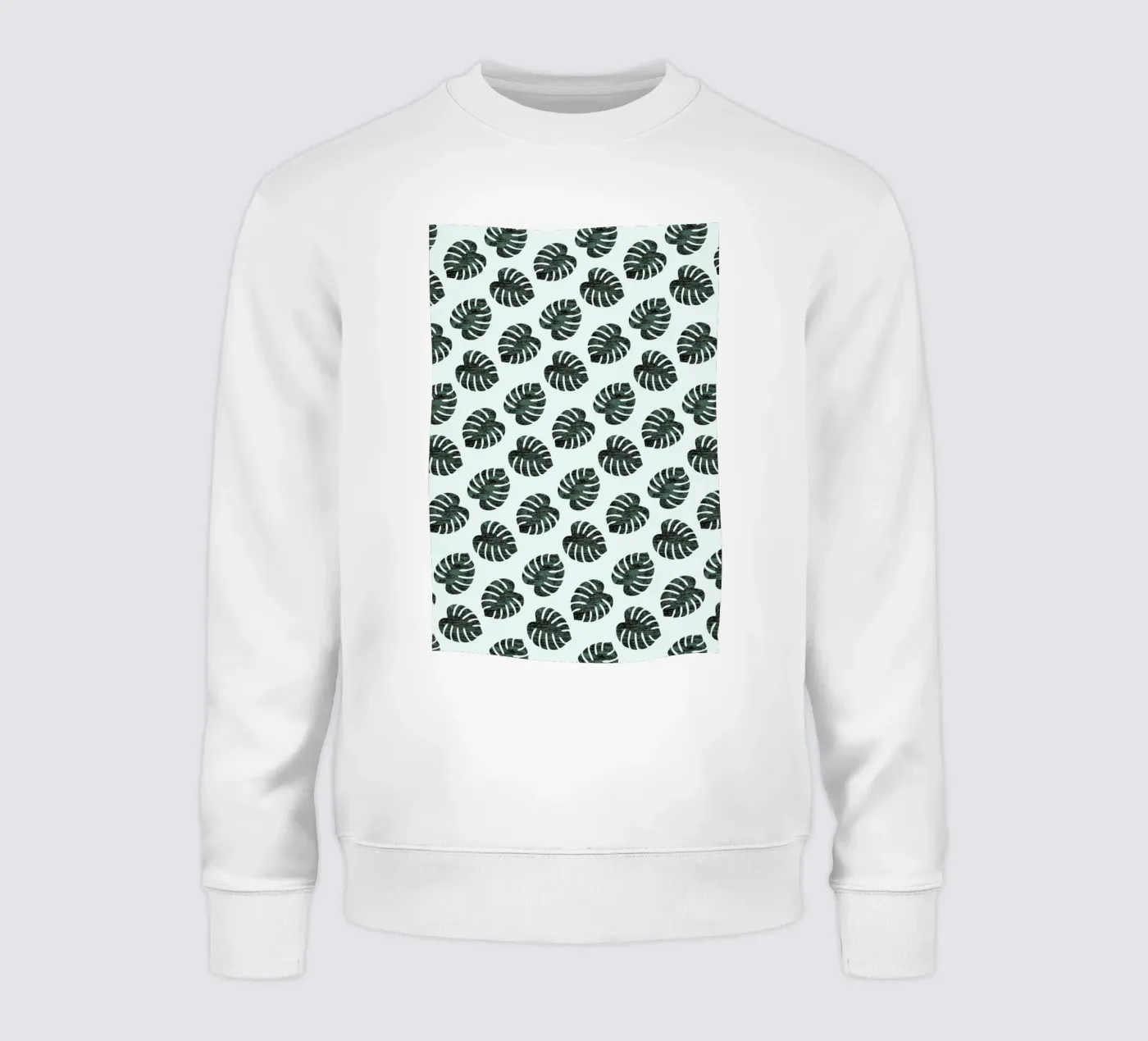 Monstera Pattern sweat de Karin Bijlsma