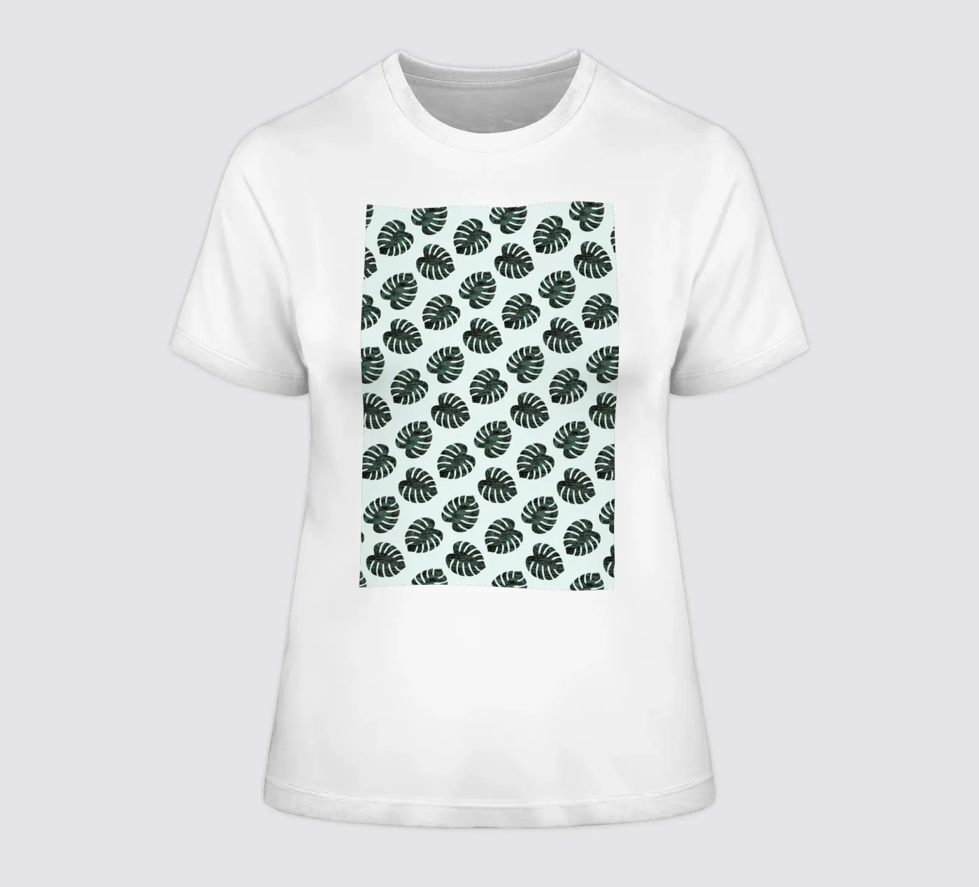Monstera Pattern t-shirt da donna da Karin Bijlsma