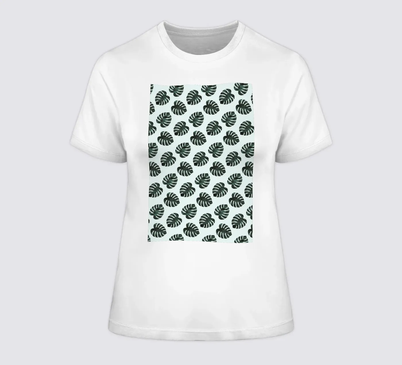 Monstera Pattern t-shirt da donna da Karin Bijlsma
