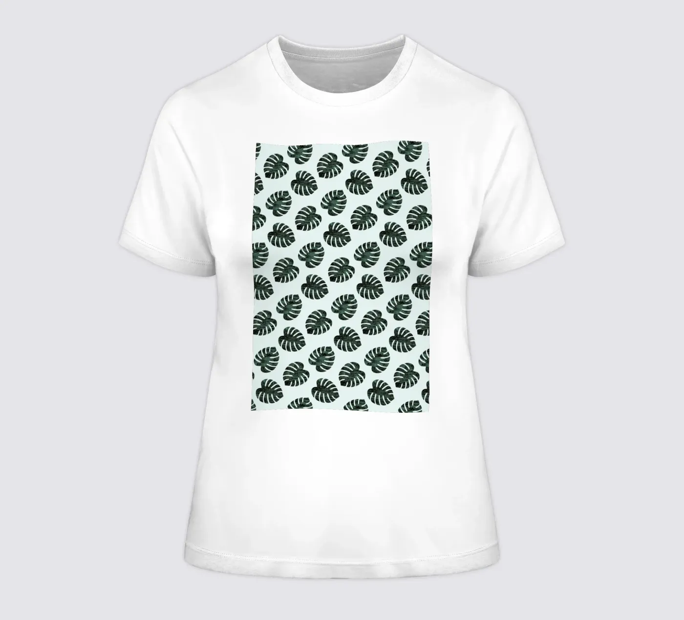 Monstera Pattern t-shirt da donna da Karin Bijlsma